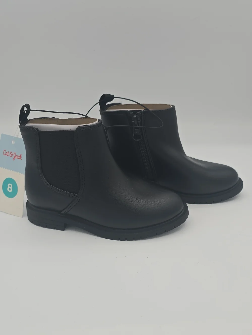Cat & Jack Girls Black Ankle Boots